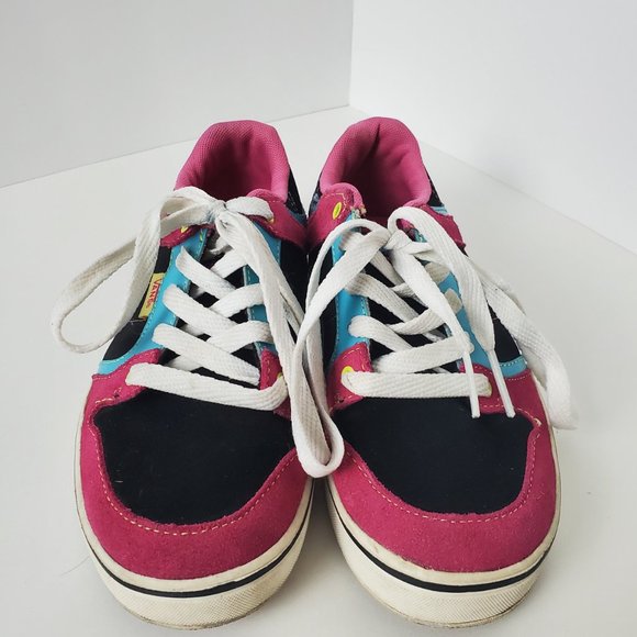 Vans Old Skool Pink Black Blue EU Size 35, Women's Size 5.5 - Picture 4 of 4